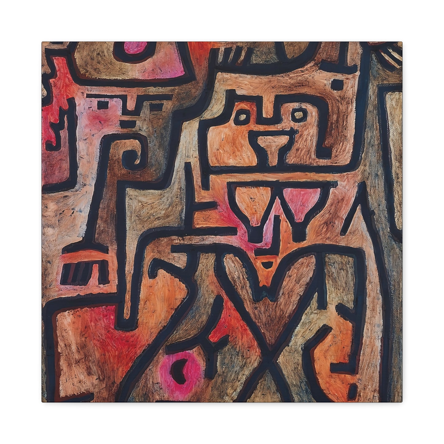 Forest Witches (1938) by Paul Klee / Reproduction Fine Art sur Toile / Epaisseur 3,2cm - 1'25 po