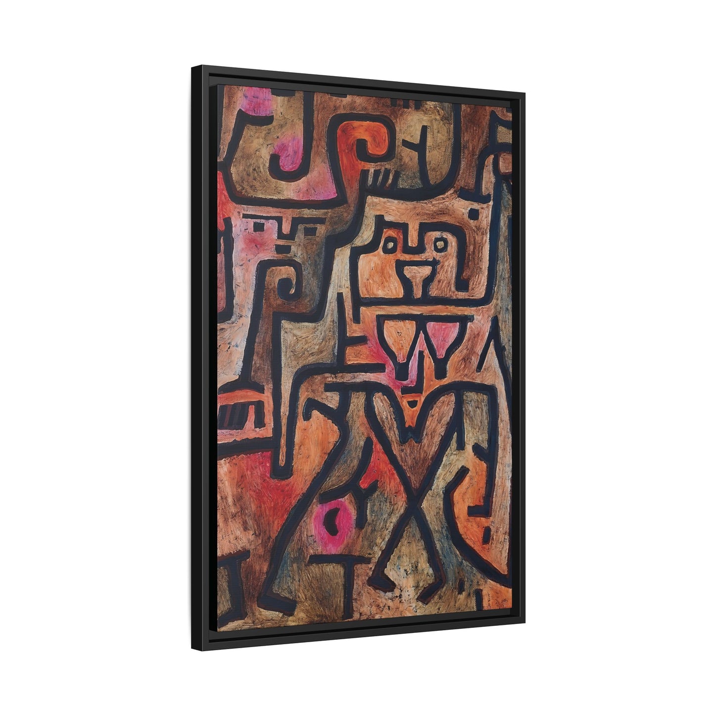 Forest Witches (1938) by Paul Klee / Toile encadrée sur caisse américaine