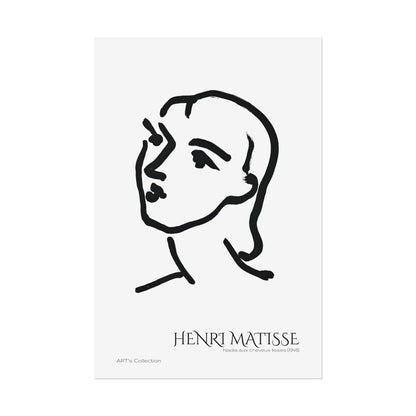 Nadia aux cheveux lisses (1948) by Henri Matisse / Affiche imprimée - Série ART's Collection
