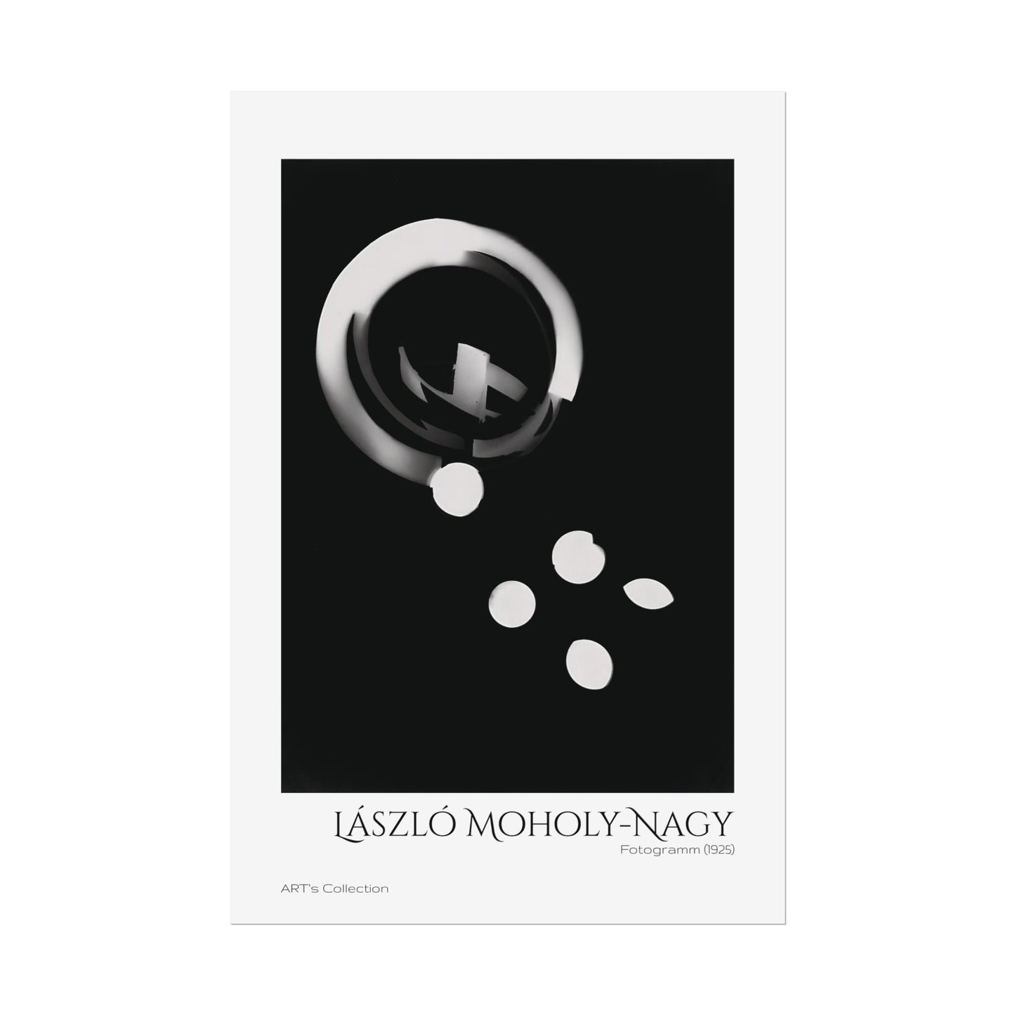 Fotogramm (1925) by László Moholy-Nagy / Affiche imprimée - Série ART's Collection