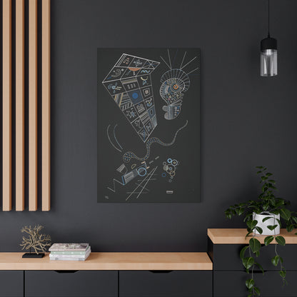Ohne titel (1941) by Wassily Kandinsky / Reproduction Fine Art sur Toile / Epaisseur 3.2 cm - 1.25 inch