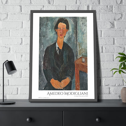 Chaim Soutine (1917) by Amedeo Modigliani  / Affiche Encadrée série ART's Collection