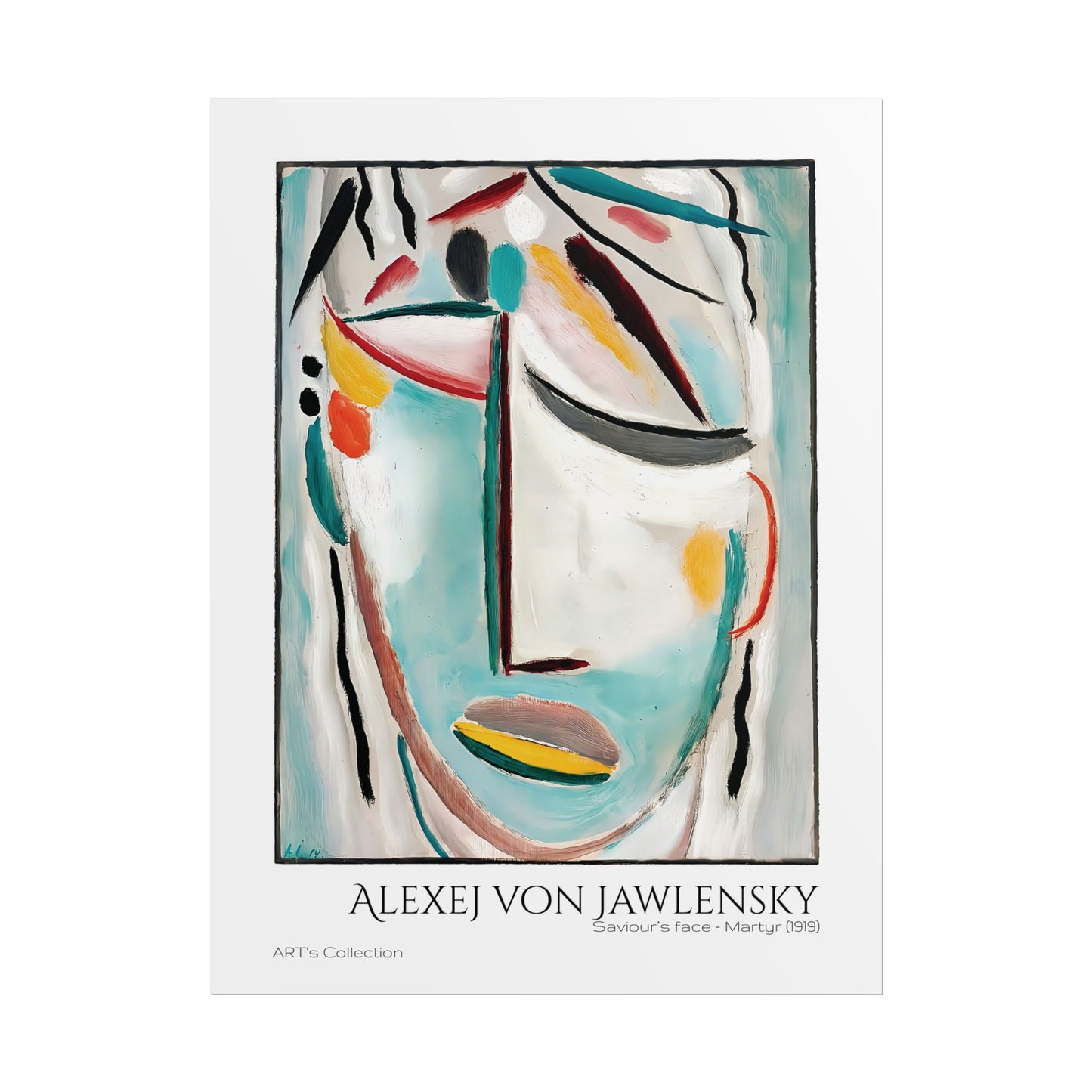 Saviour's face - Martyr (1919) by Alexej von Jawlensky  / Affiche imprimée - Série ART's Collection