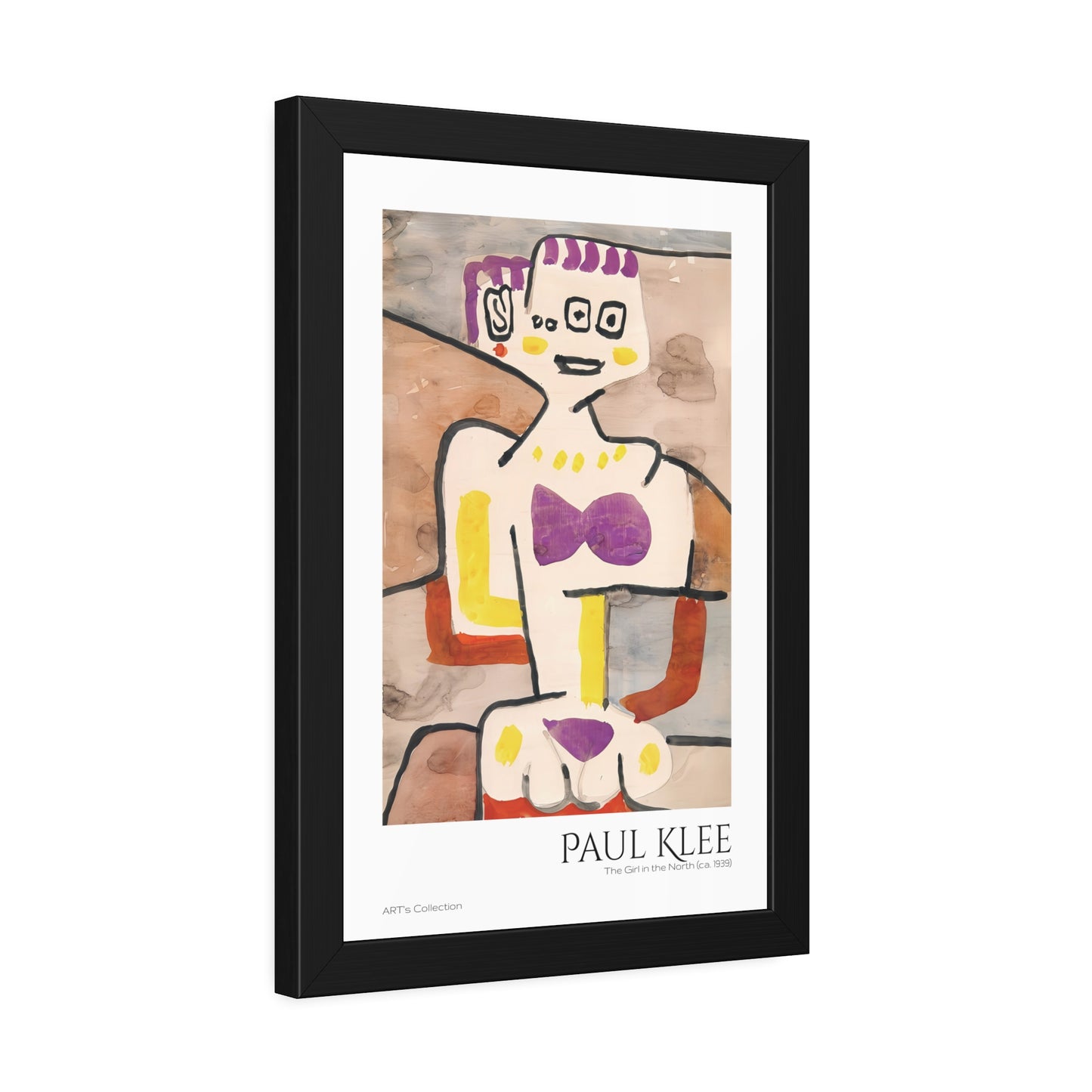 The Girl in the North (ca. 1939)  by Paul Klee / Affiche Encadrée série ART's Collection