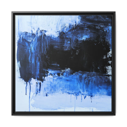 Tableau Beaux Arts Black Ocean "Série Sign Collections" / Toile encadrée sur caisse américaine