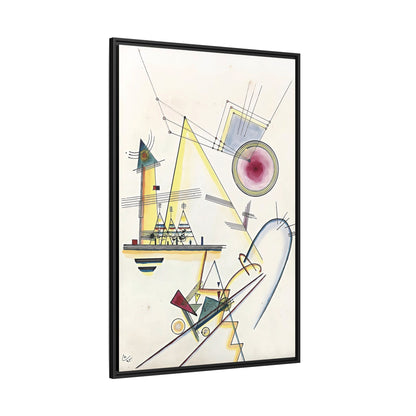 Wassily Kandinsky / Delicate Soul (1925) / Toile encadrée sur caisse américaine