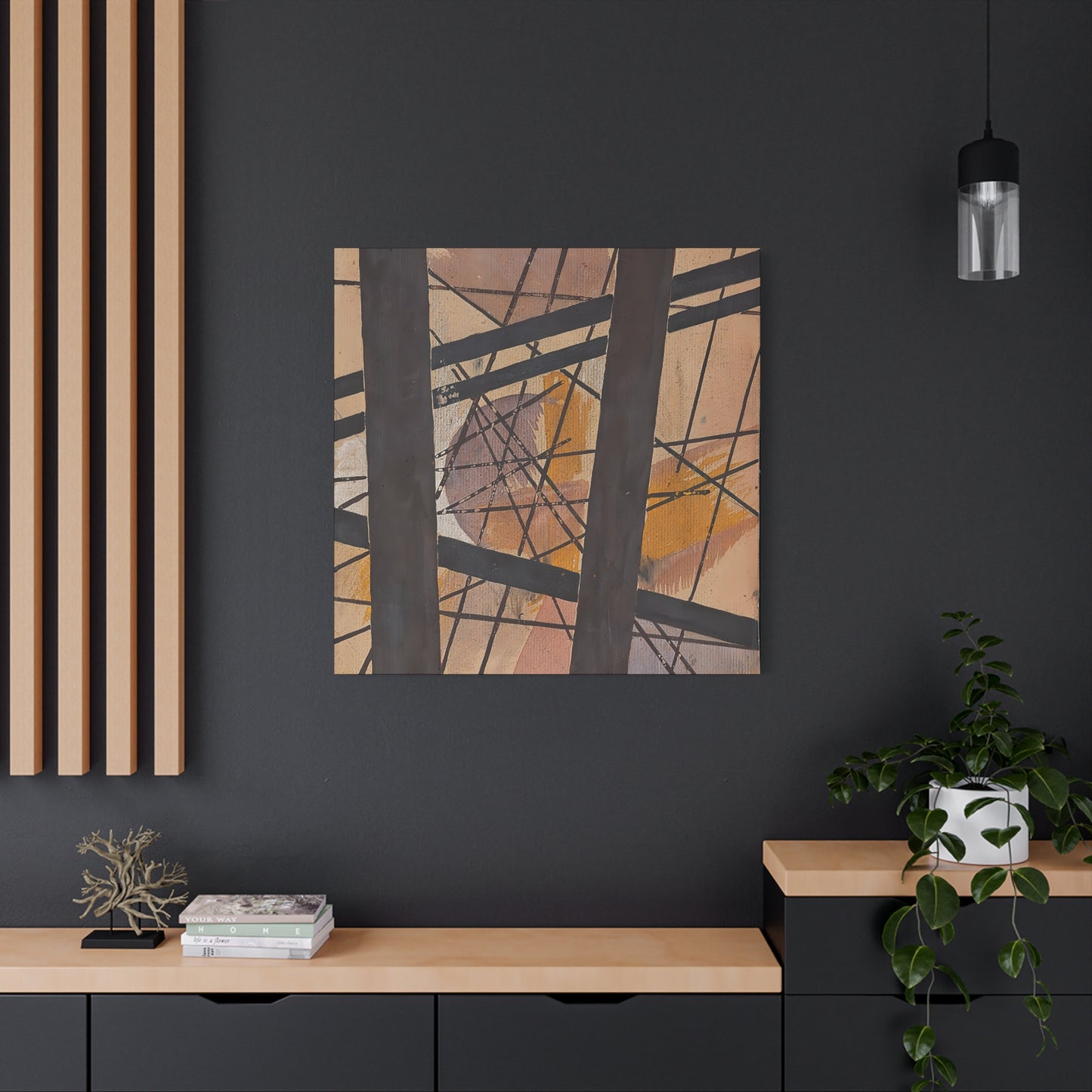 Raum-Kraft Komposition (1921-22) by Lyubov Popova  / Reproduction Fine Art sur Toile /  Epaisseur 3.2 cm - 1.25 inch