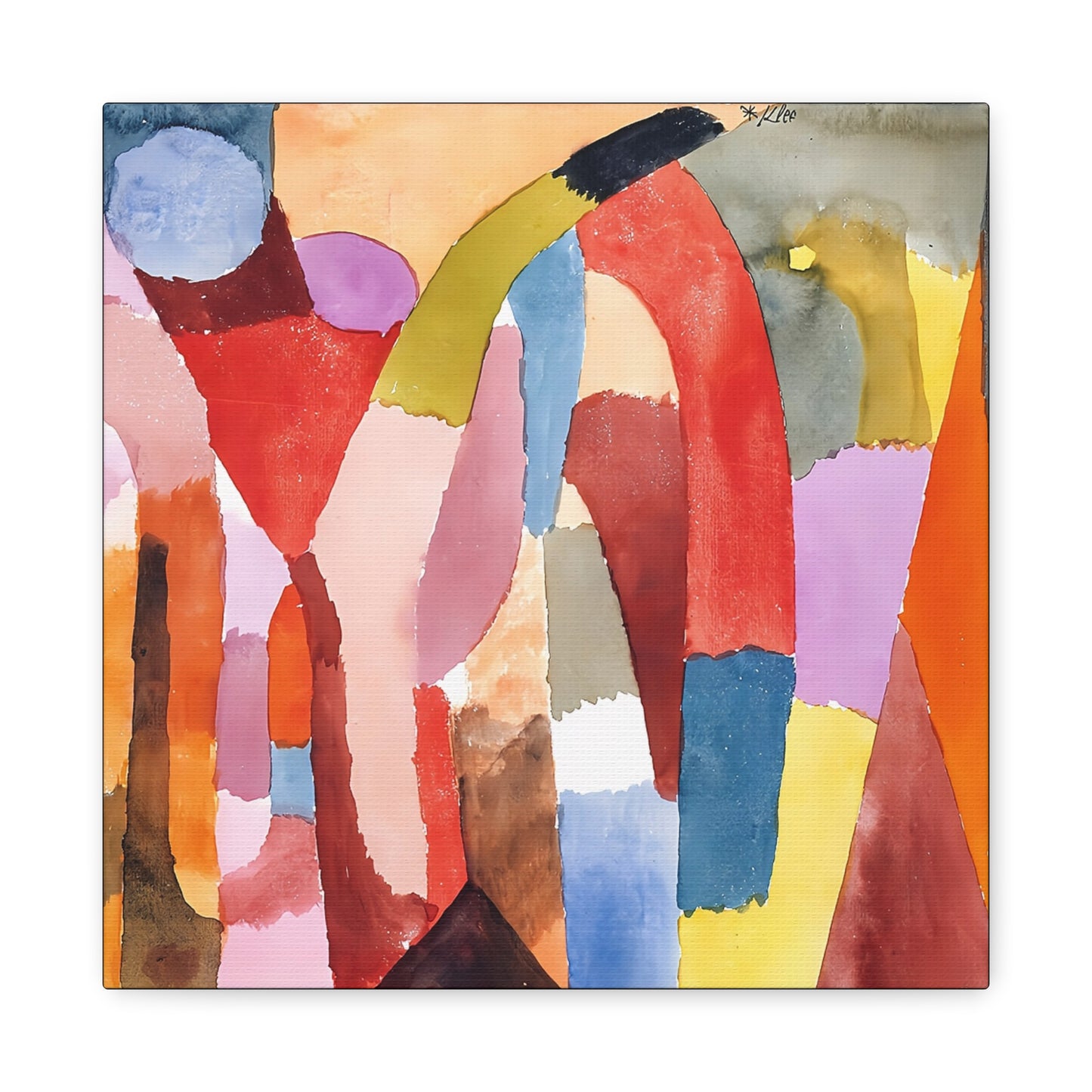 Movement of Vaulted Chambers (1915) by Paul Klee   / Reproduction Fine Art sur Toile / Epaisseur 3,2cm - 1'25 po