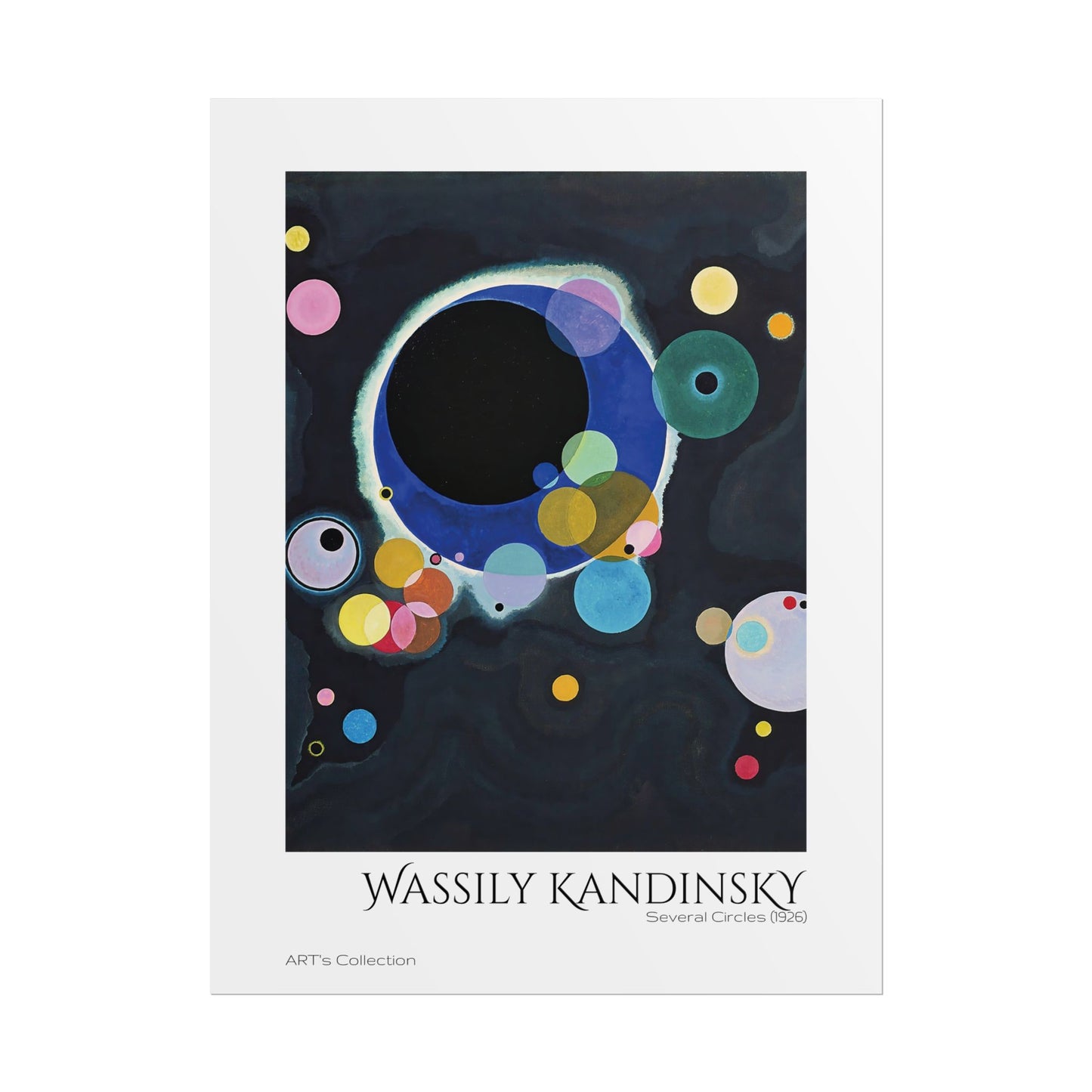 Several Circles (1926) by Wassily Kandinsky / Affiche imprimée - Série ART's Collection