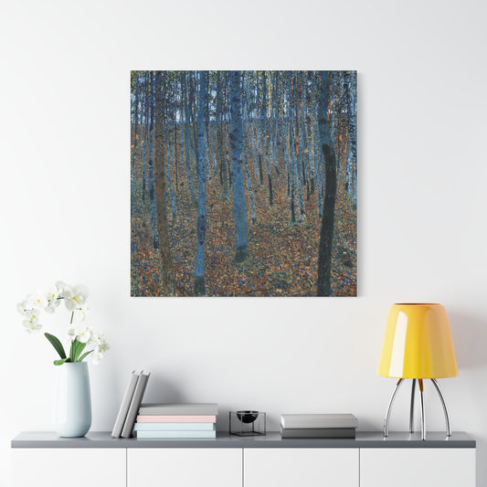 Beech Grove by Gustav Klimt / Reproduction Fine Art sur Toile / Flanc Large Epaisseur 3.2 cm - 1.25 inch
