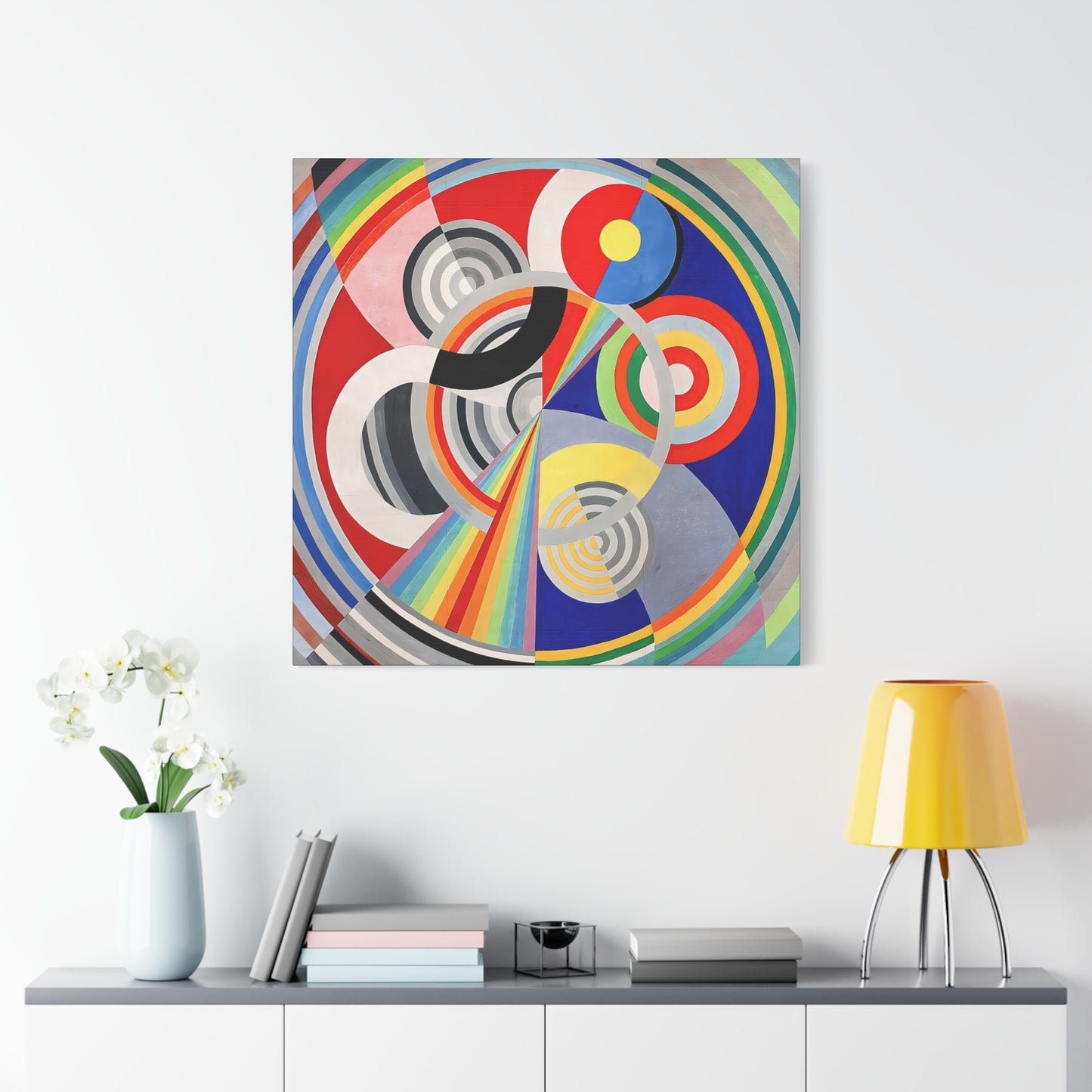 Rythme numéro 1 (1938) by Robert Delaunay / Reproduction Fine Art sur Toile / Large Epaisseur 3.2 cm - 1.25 inch