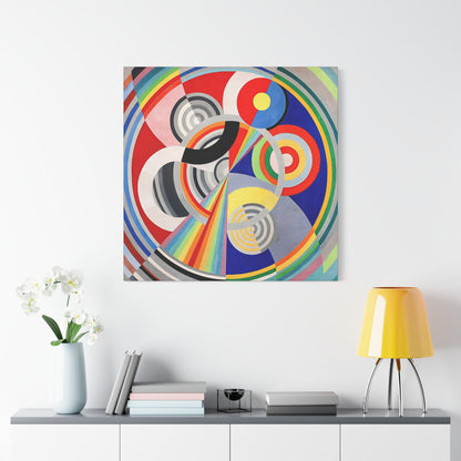 Rythme numéro 1 (1938) by Robert Delaunay / Reproduction Fine Art sur Toile / Large Epaisseur 3.2 cm - 1.25 inch