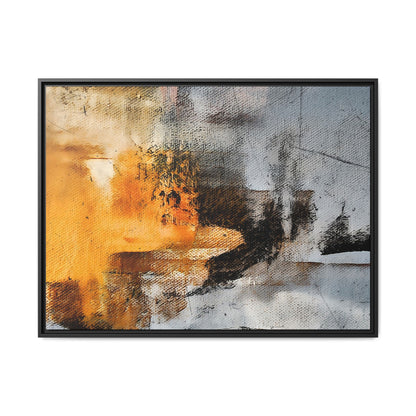 Tableau Graphic Ceylan "Série Sign Collections" / Toile encadrée sur caisse américaine