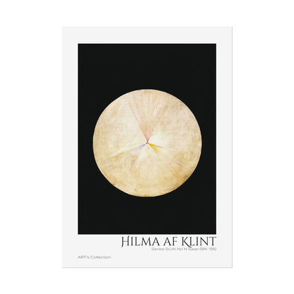 Series SUW, No 14 Swan (1914 -1915) by Hilma af Klint  / Affiche imprimée - Série ART's Collection
