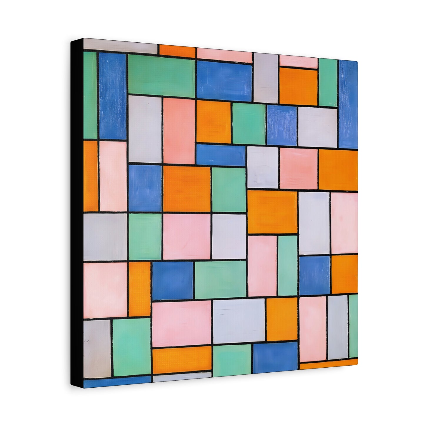 Composition in dissonances (1919) by Theo van Doesburg  / Reproduction Fine Art sur Toile / Epaisseur 3.2 cm - 1.25 inch