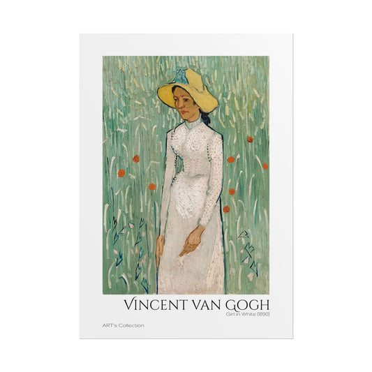 Girl in White (1890) by Vincent van Gogh / Affiche imprimée - Série ART's Collection
