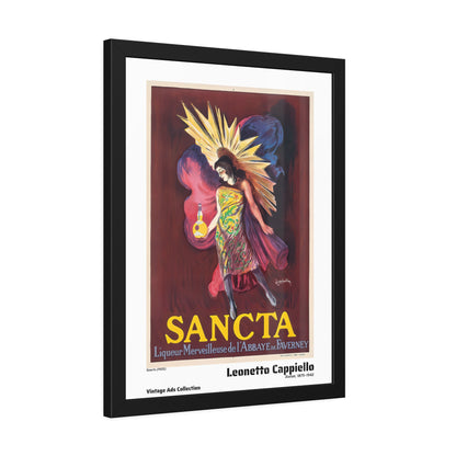 Sancta (1925) by Leonetto Cappiello / Affiche Encadrée Série Vintage Ads Collection