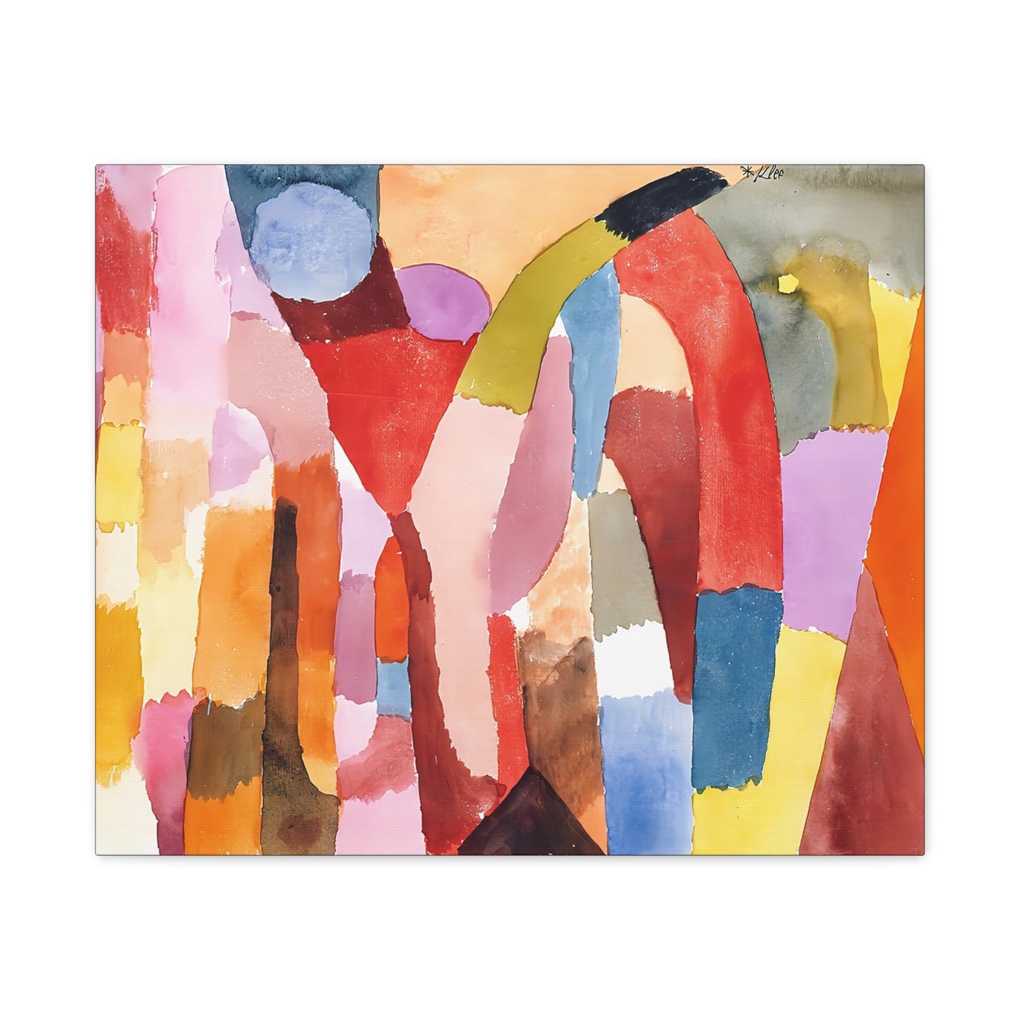 Movement of Vaulted Chambers (1915) by Paul Klee   / Reproduction Fine Art sur Toile / Epaisseur 3,2cm - 1'25 po