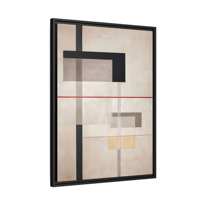 K VII (1922) by László Moholy-Nagy  / Toile encadrée sur caisse américaine