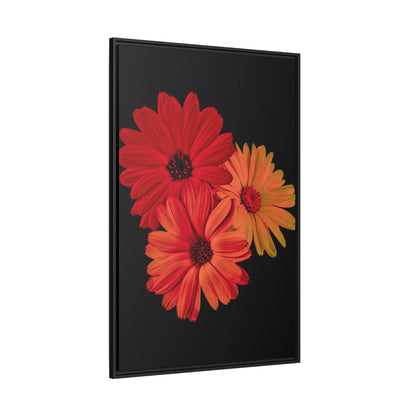 Collection Signature "FLORAL Numéro 1" sur Toile encadrée avec caisse américaine