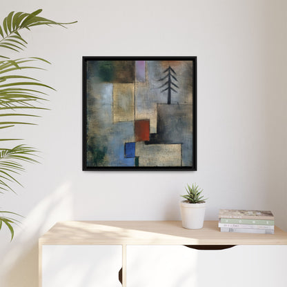 Small Picture of Fir Trees (1922) by Paul Klee / Toile encadrée sur caisse américaine