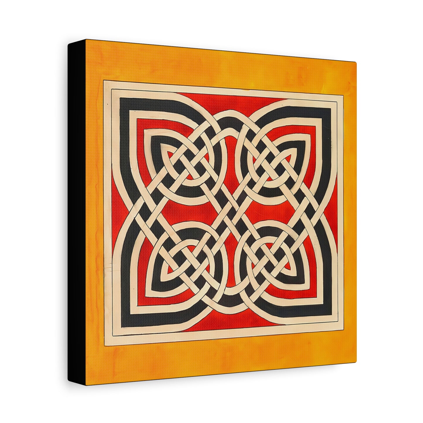 Celtic Ornament (ca 1900) by Elizabeth A. Nedwill  / Reproduction Fine Art sur Toile / Flanc Large Epaisseur 3.2 cm - 1.25 inch