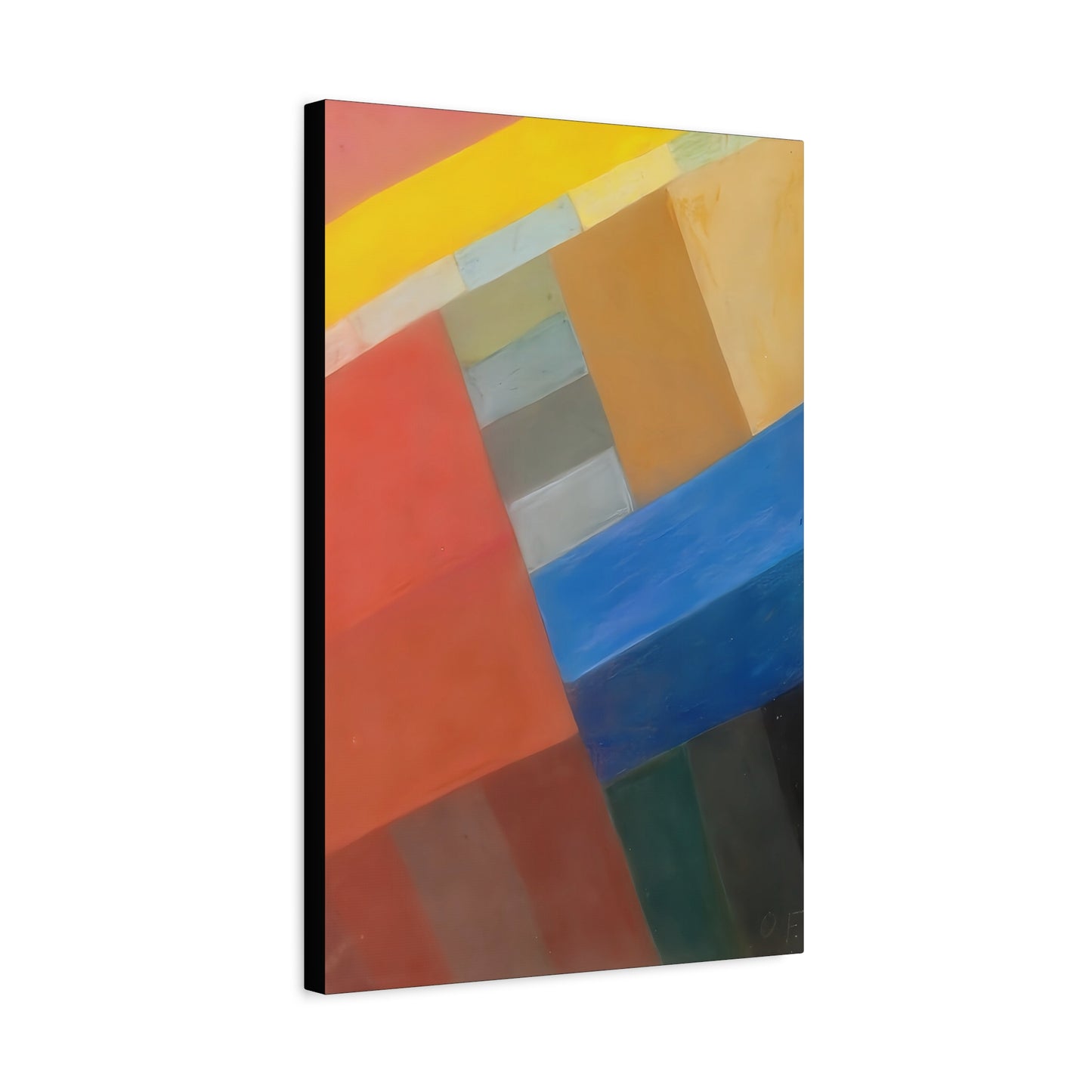 Komposition (Circa 1931)  by Otto Freundlich  / Reproduction Fine Art sur Toile / Epaisseur 3.2 cm - 1.25 inch
