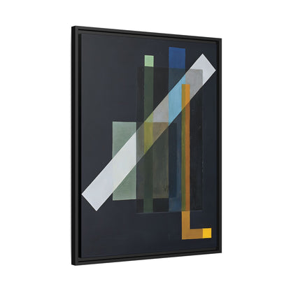 Construction (1924) by László Moholy-Nagy  / Toile encadrée sur caisse américaine