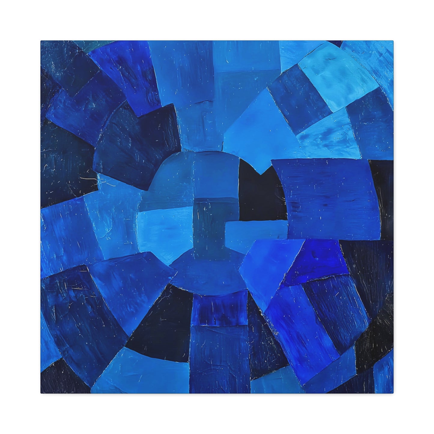 Komposition in Blau (1931) by Otto Freundlich  / Reproduction Fine Art sur Toile / Epaisseur 3,2cm - 1'25 po