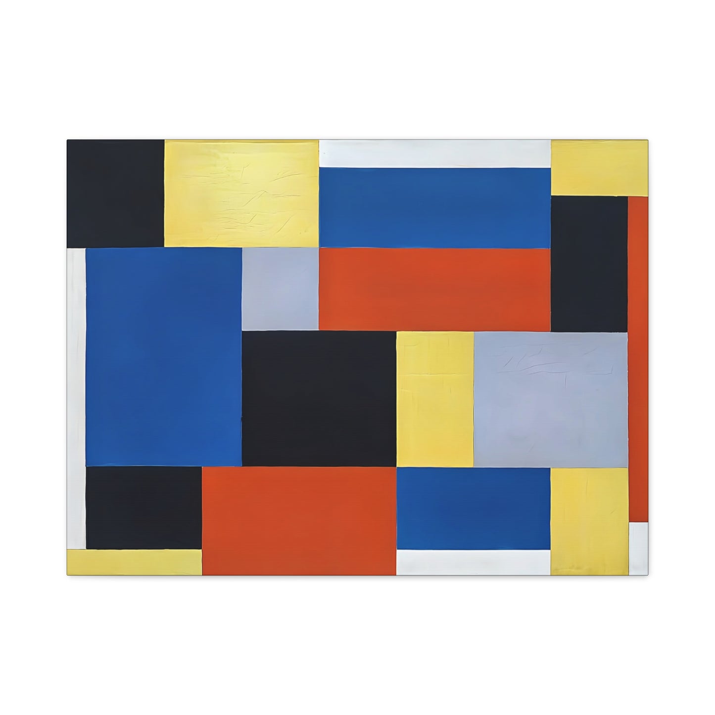 Composition XX (1920) by Theo van Doesburg  / Reproduction Fine Art sur Toile / Epaisseur 3.2 cm - 1.25 inch