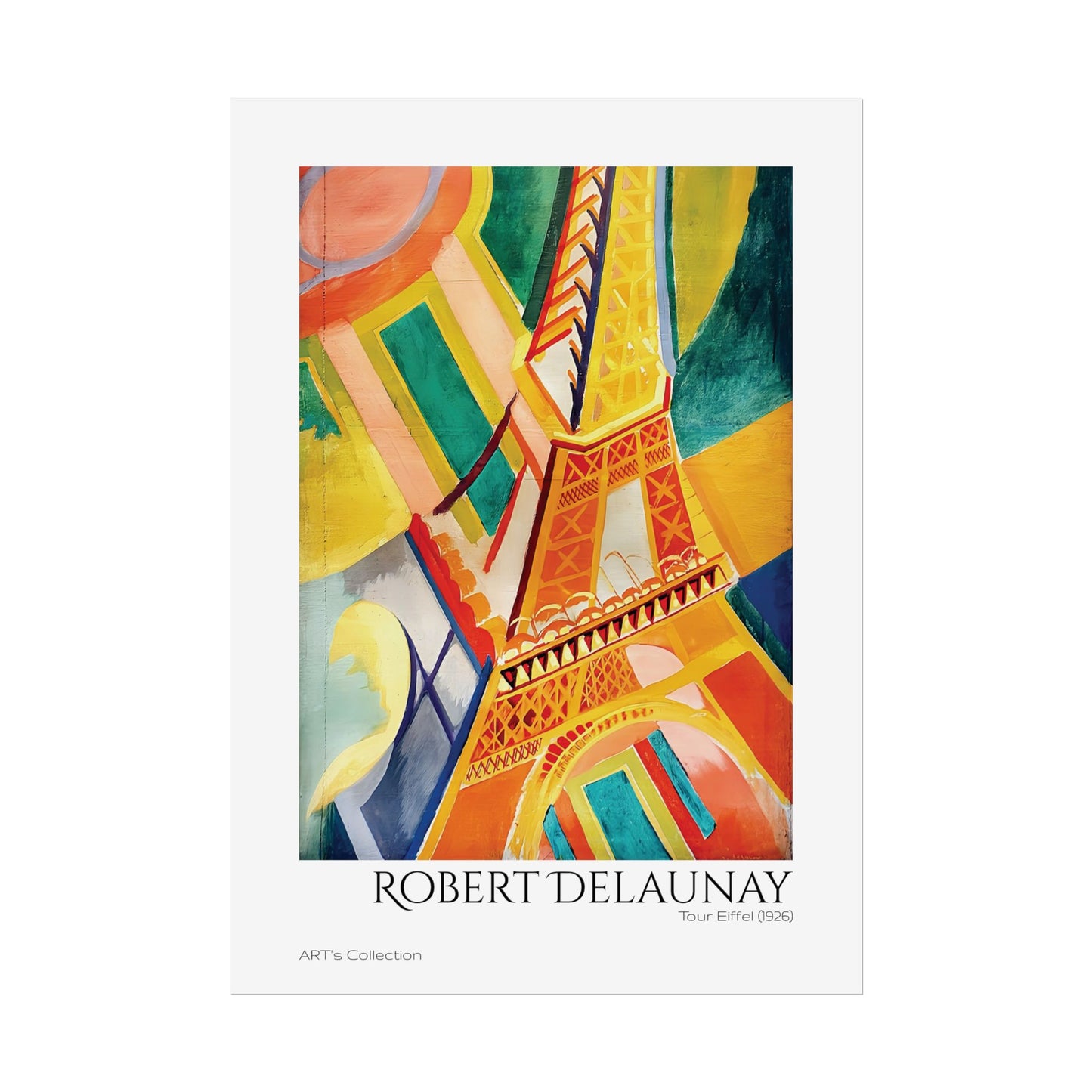 Tour Eiffel (1926) by Robert Delaunay / Affiche imprimée - Série ART's Collection