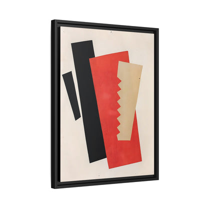 Composition Red-Black-Gold (1920) by El Lissitzky / Toile encadrée sur caisse américaine
