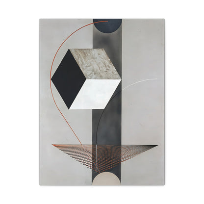 Proun 99 (ca. 1923-1925) by El Lissitzky / Reproduction Fine Art sur Toile /  Epaisseur 3.2 cm - 1.25 inch