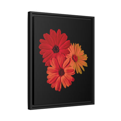 Collection Signature "FLORAL Numéro 1" sur Toile encadrée avec caisse américaine