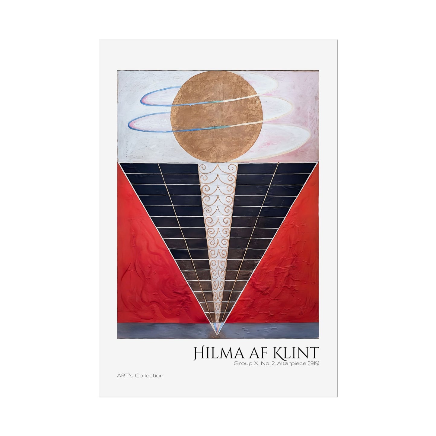 Group X No 2 Altarpiece (1915) by Hilma af Klint  / Affiche imprimée - Série ART's Collection