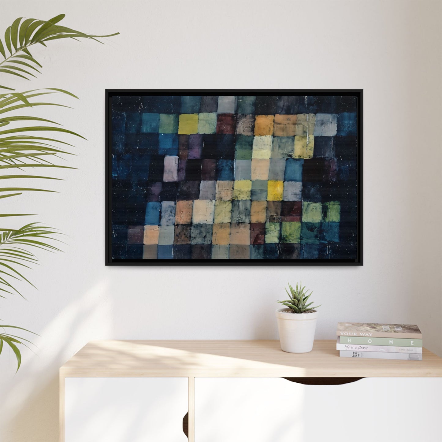 Old sound (1925) ) by Paul Klee  / Toile encadrée sur caisse américaine
