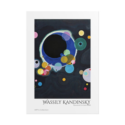 Several Circles (1926) by Wassily Kandinsky / Affiche imprimée - Série ART's Collection