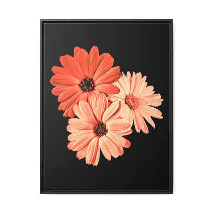 Collection Signature "FLORAL Numéro 6" sur Toile encadrée avec caisse américaine
