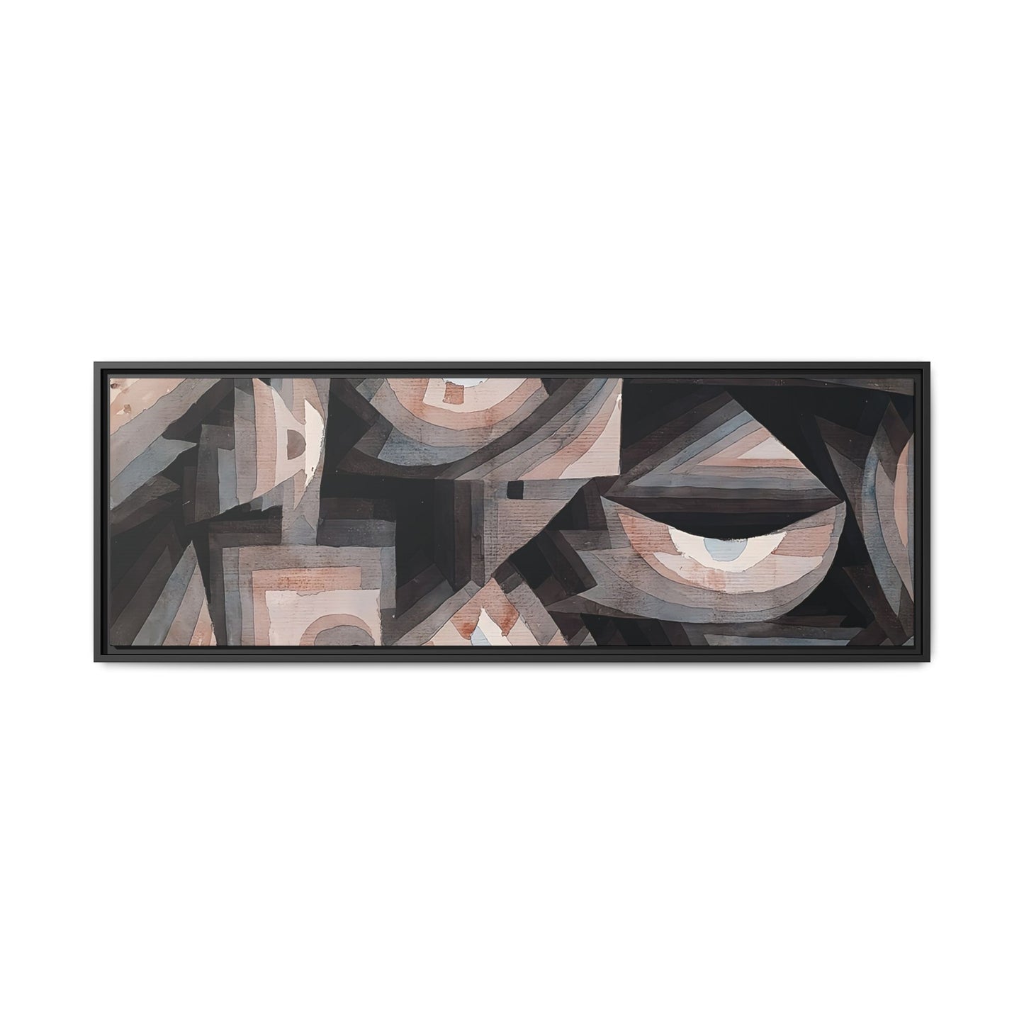 Crystal gradation (1922) by Paul Klee / Toile encadrée sur caisse américaine
