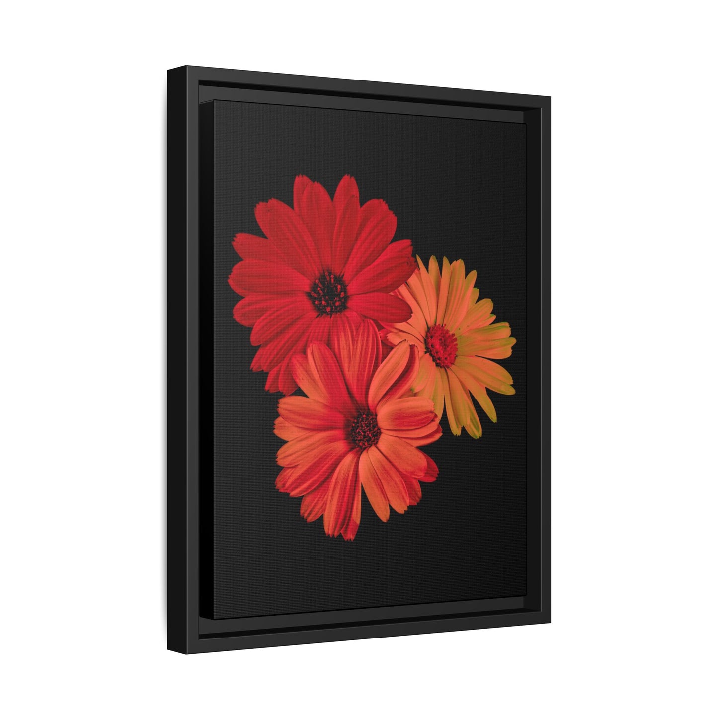 Collection Signature "FLORAL Numéro 1" sur Toile encadrée avec caisse américaine