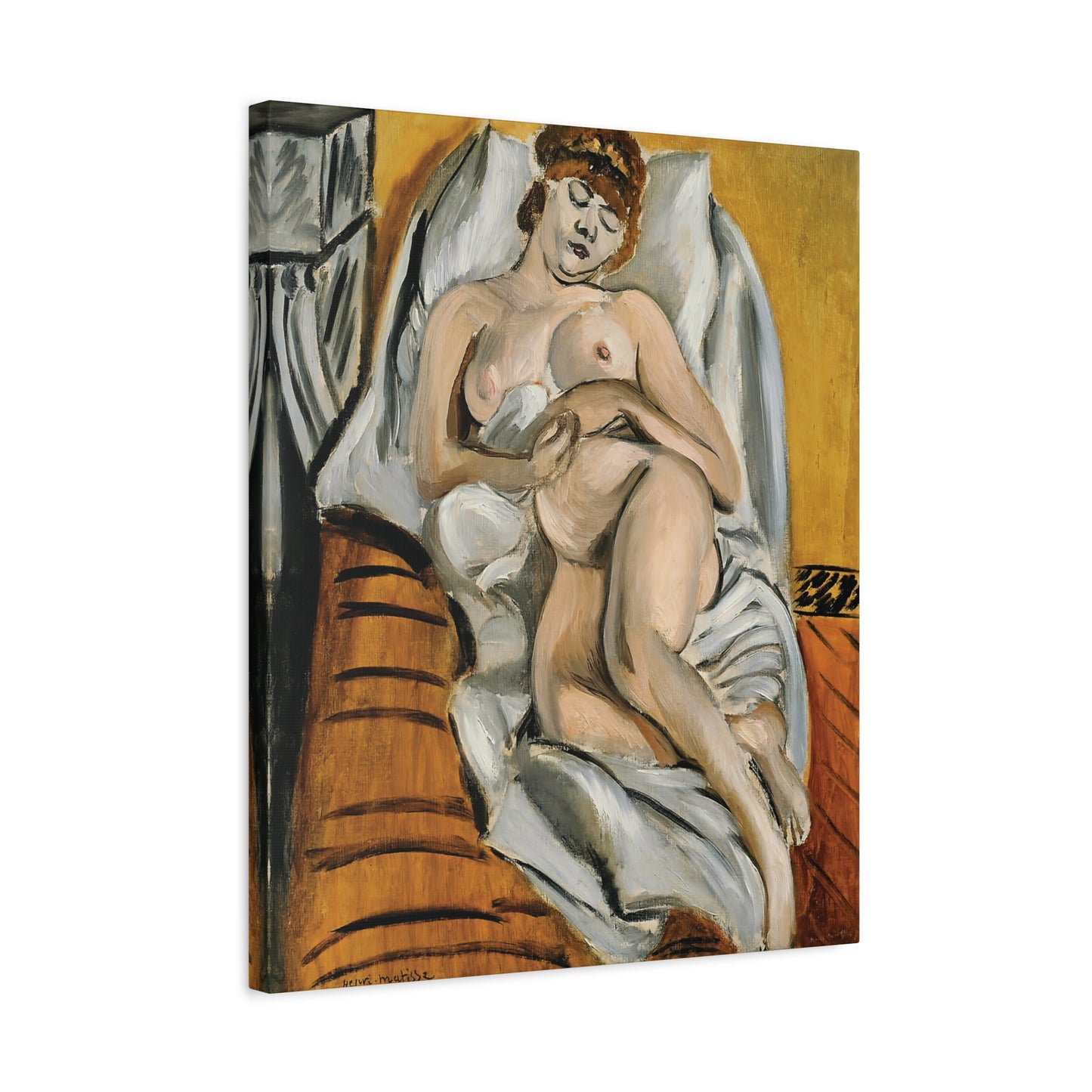 Femme nue (1915) by Henri Matisse / Reproduction Fine Art sur Toile /  Epaisseur 3.2 cm - 1.25 inch