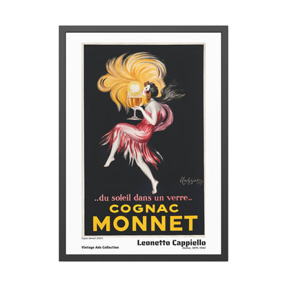 Cognac Monnet (1927)) by Leonetto Cappiello / Affiche Encadrée Série Vintage Ads Collection