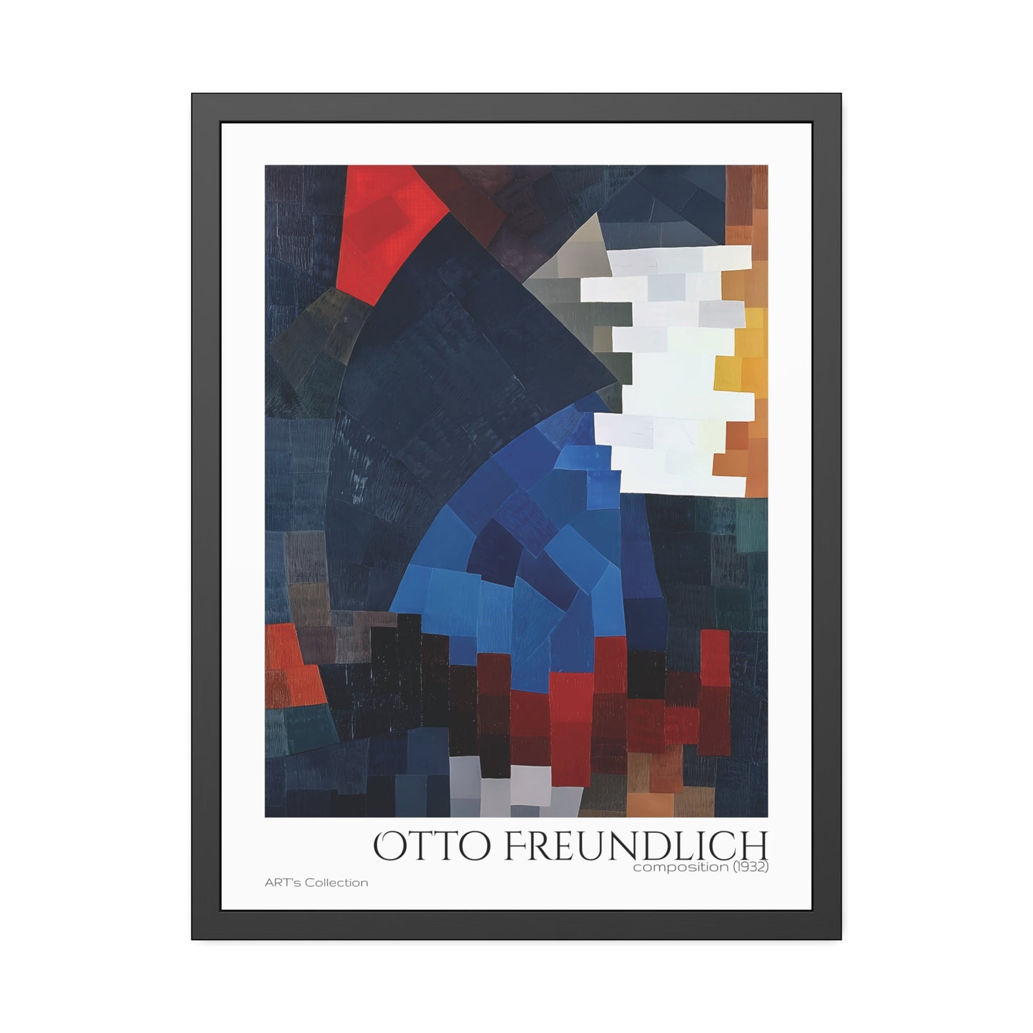 Composition (1932) by Otto Freundlich  / Affiche Encadrée série ART's Collection