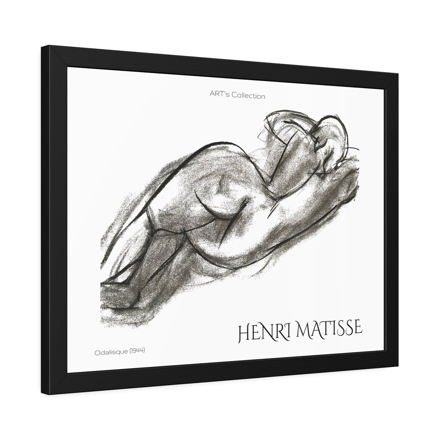 Odalisque (1944) by Henry Matisse  / Affiche Encadrée série ART's Collection