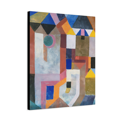Colorful Architecture (1917) by Paul Klee   / Reproduction Fine Art sur Toile / Epaisseur 3,2cm - 1'25 po