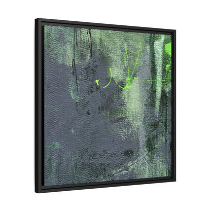 Tableau Beaux Arts Quartz & Emeraude "Série Sign Collections" / Toile encadrée sur caisse américaine