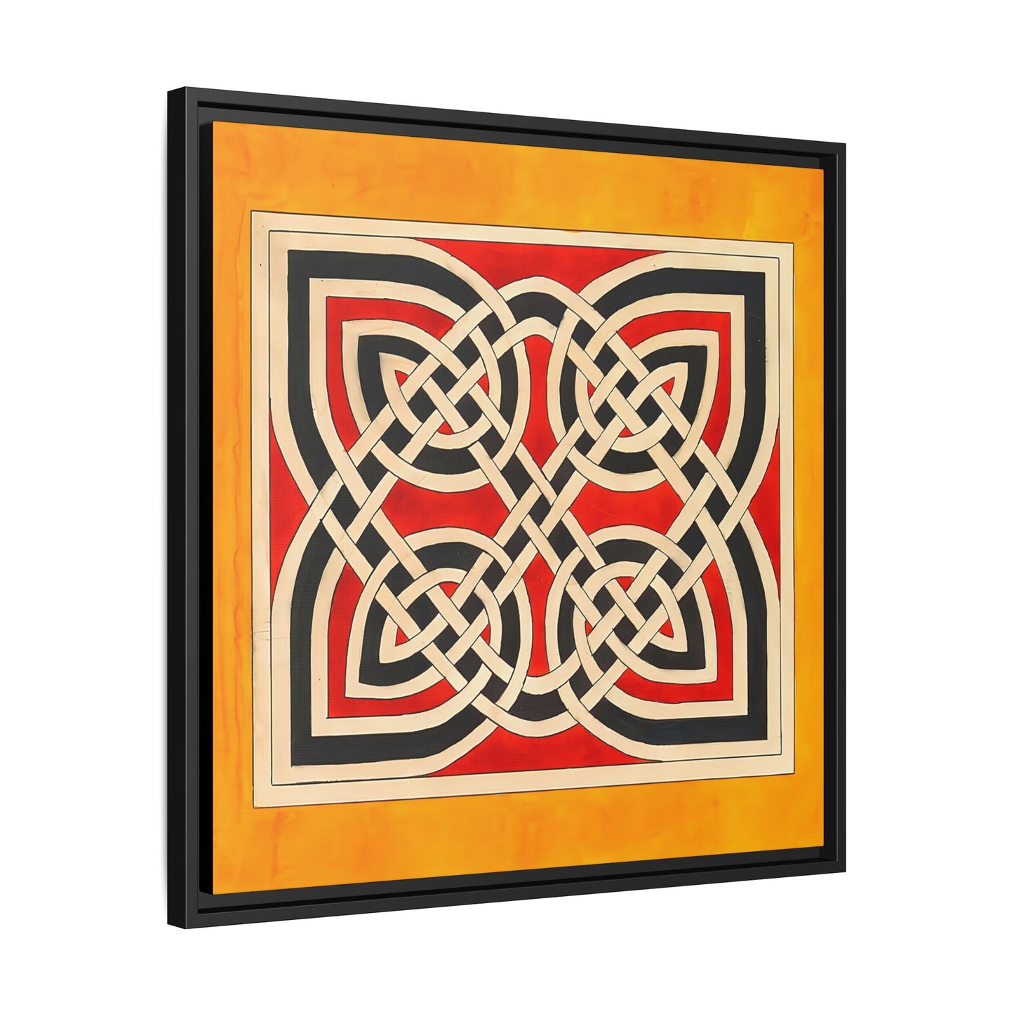 Celtic Ornament (ca 1900) by Elizabeth A. Nedwill / Toile encadrée sur caisse américaine