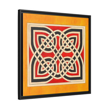 Celtic Ornament (ca 1900) by Elizabeth A. Nedwill / Toile encadrée sur caisse américaine