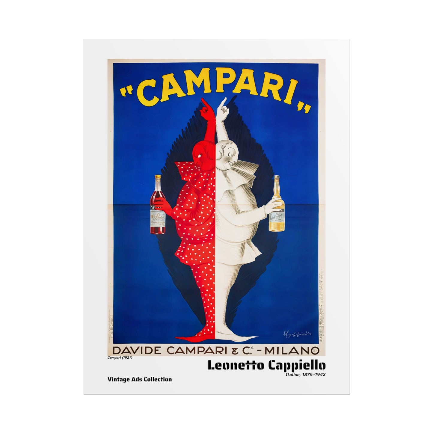 Campari (1921) by Leonetto Cappiello / Affiche imprimée - Série Vintage Ads Collection