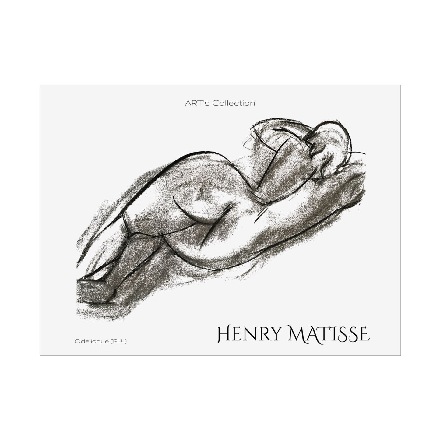 Odalisque (1944) by Henry Matisse / Affiche imprimée - Série ART's Collection